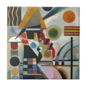 Kandinsky's Abstract Painting Swinging Tile