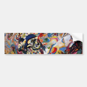Kandinsky's Composition VII Bumper Sticker
