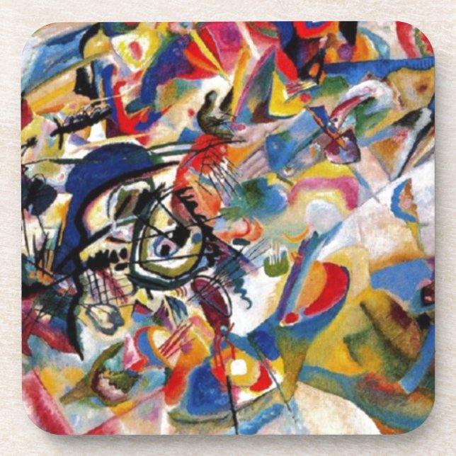 Kandinsky's Composition VII Coaster (Front)