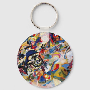 Kandinsky's Composition VII Key Ring
