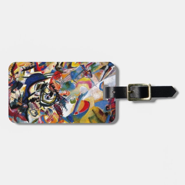 Kandinsky's Composition VII Luggage Tag (Front Horizontal)