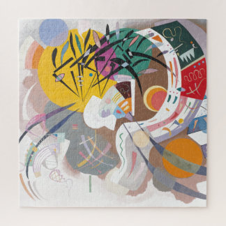 Kandinsky's Dominant Curve Abstract Art Painting Jigsaw Puzzle