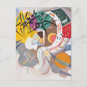 Kandinsky's Dominant Curve Abstract Postcard