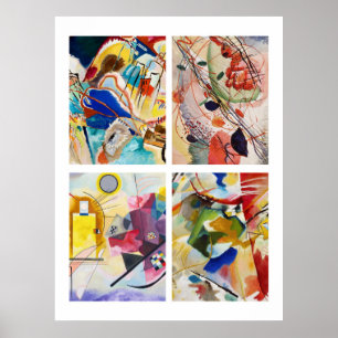 Kandinsky's Paintings Poster