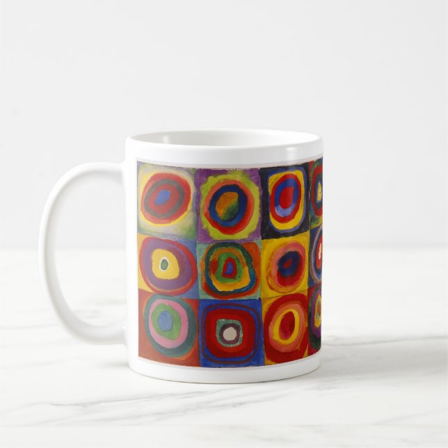Kandinsky's Squares Mug (Left)
