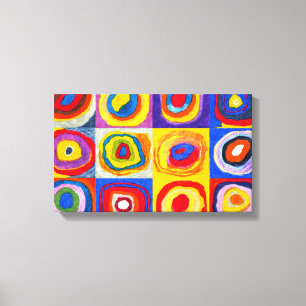Kandisnky Circles Canvas Print