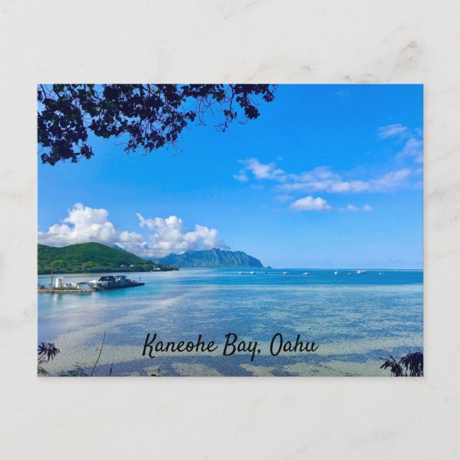 Kaneohe Bay, Oahu  Postcard (Front)