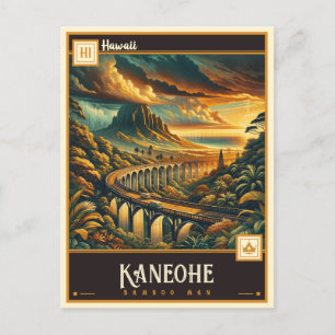 Kaneohe, Hawaii    Vintage Postcard