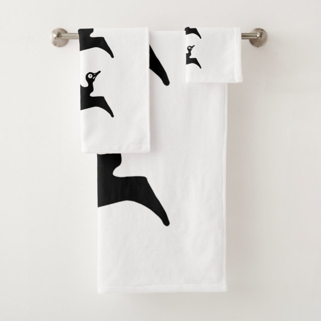 Kanetsugu Naoe's unit flag Bath Towel Set (Insitu)