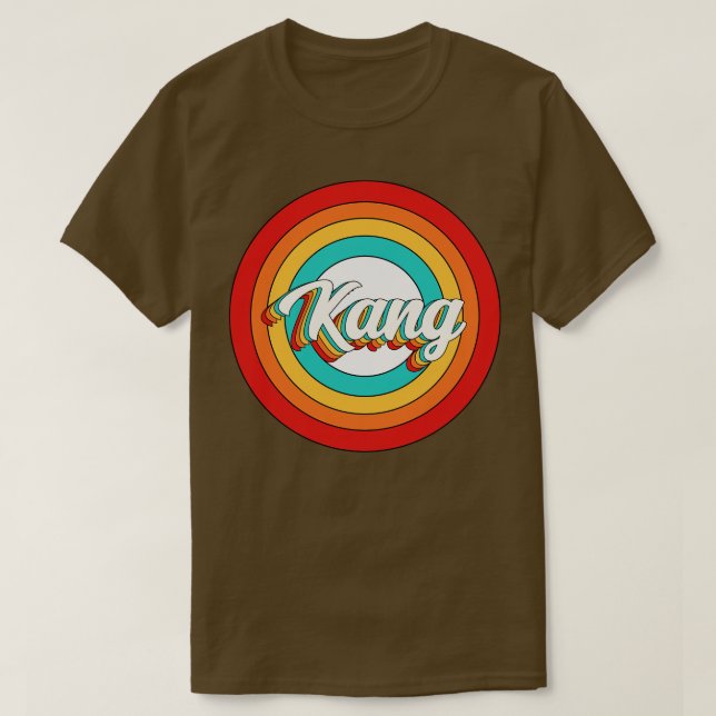 Kang Name Shirt Vintage Kang Circle (Design Front)