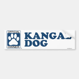 Kangal Dog Blue Bumper Sticker