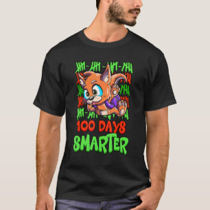 Kangaroo 100 Days Of School 100 Days Of Smarter T-Shirt