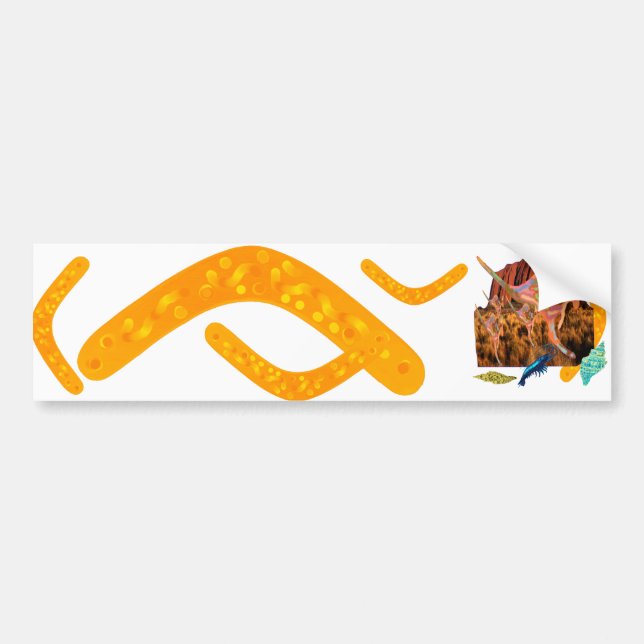 kangaroo,Aborigin,Australia collection Bumper Sticker (Front)