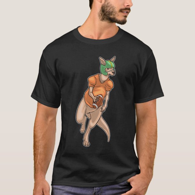 Kangaroo American Football T-Shirt (Front)