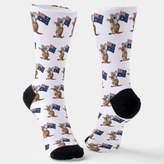 Kangaroo and Koala Socks