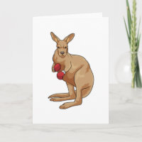 Kangaroo as Boxer with Boxing gloves