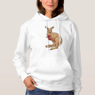 Kangaroo as Boxer with Boxing gloves Hoodie