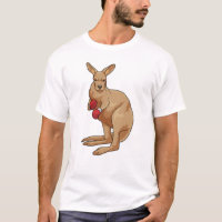 Kangaroo as Boxer with Boxing gloves
