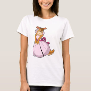 Kangaroo as Bride with Wedding dress T-Shirt