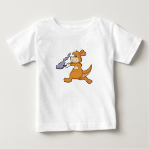 Kangaroo as Cook with Pan Baby T-Shirt