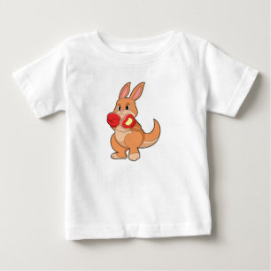 Kangaroo at Boxing with Boxing gloves Baby T-Shirt