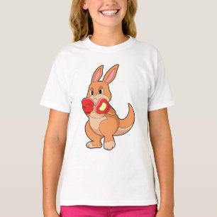 Kangaroo at Boxing with Boxing gloves T-Shirt