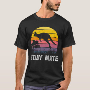 Kangaroo Australia G'day Mate Australia Symbol Wom T-Shirt