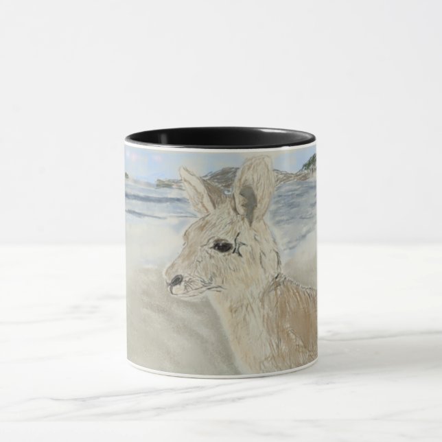 Kangaroo Australia mug (Center)