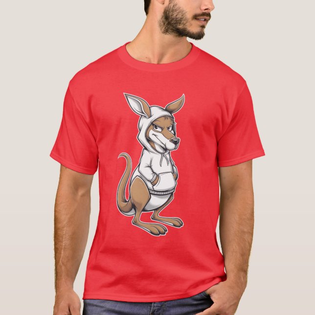 Kangaroo Australian Animals friends T-Shirt (Front)