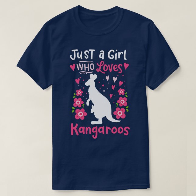 Kangaroo Australian Australia Kangaroo Lover T-Shirt (Design Front)