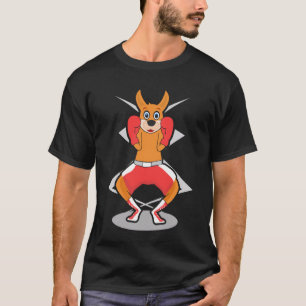 Kangaroo Australian Boxing Gloves Boxer Coach Figh T-Shirt