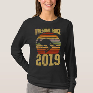 Kangaroo Awesome Since 2019 3rd Birthday 3 Years O T-Shirt