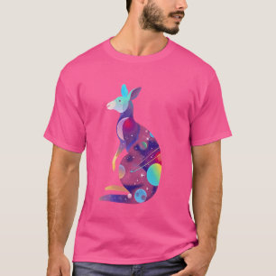 Kangaroo Bold Space Fantasy Animal Lovers Unique G T-Shirt