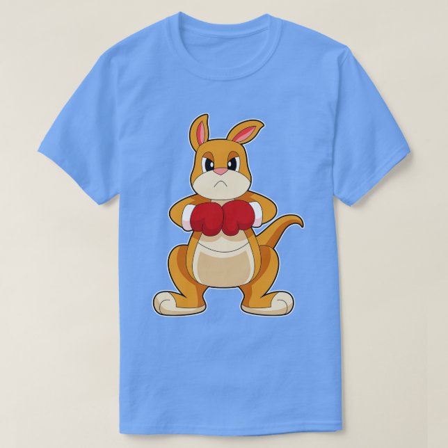 Kangaroo Boxer Boxing gloves Boxing T-Shirt (Design Front)