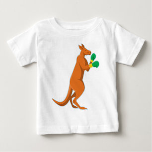 kangaroo boxer boxing retro baby T-Shirt