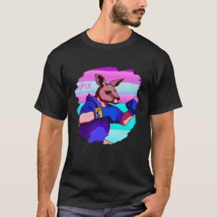 Kangaroo Boxing Cool Kangaroo Boxing Boxer T-Shirt