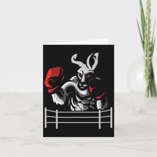 Kangaroo - Boxing Kickboxer Boxer Kickboxing Fan Card