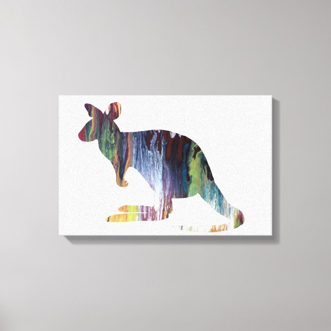 Kangaroo Canvas Print (Front)