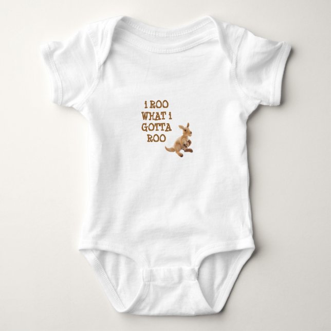 kangaroo collection baby bodysuit (Front)