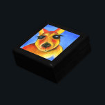 Kangaroo colourful art painting gift box<br><div class="desc">Bright colourful Kangaroo face keepsake gift box. Perfect to showcase a extra special gift. © Original acrylic painting by Sarah Trett. www.sarahtrett.com for www.mylittleeden.com</div>