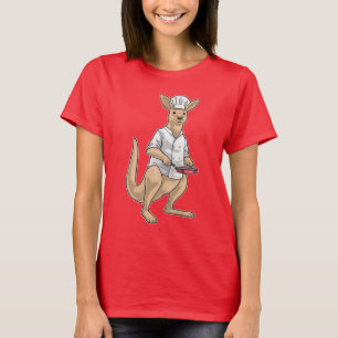 Kangaroo Cook Pan Cooking T-Shirt