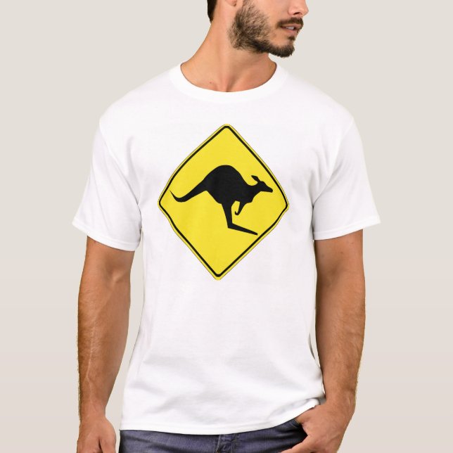 Kangaroo Crossing 1 T-Shirt (Front)