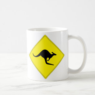 Kangaroo Crossing Mug - Customise