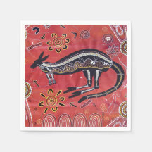 Kangaroo Dreaming Napkins