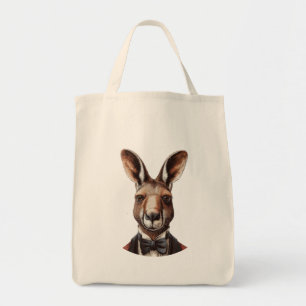 Kangaroo Face Tote Bag