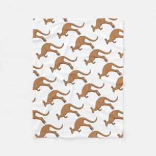 Kangaroo Fleece Blanket