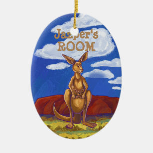 Kangaroo Gifts & Accessories Ceramic Tree Decoration