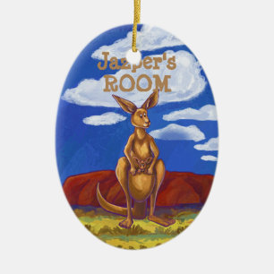 Kangaroo Gifts & Accessories Ceramic Tree Decoration