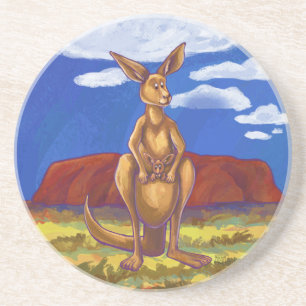 Kangaroo Gifts & Accessories Coaster