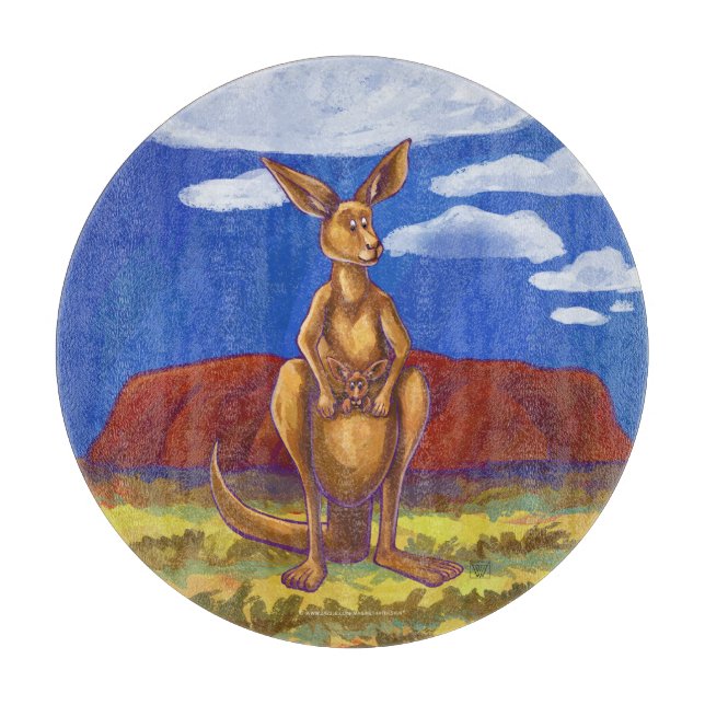 Kangaroo Gifts & Accessories Cutting Board (Front)